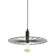 Lampy sufitowe - Czarna industrialna lampa wisząca ze stali 30 cm - 4X A194 B3-Z58 - miniaturka - grafika 1