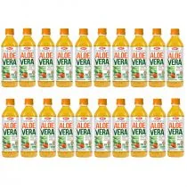 Okf Napój Farmer`s Aloe Vera z cząstkami aloesu Mango Zgrzewka 20 x 500 ml - Soki i napoje niegazowane - miniaturka - grafika 1