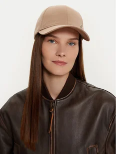 Calvin Klein Czapka z daszkiem K60K613102 Beżowy - Czapki damskie - miniaturka - grafika 1
