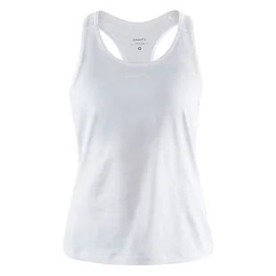 Damska koszulka bez rękawów CRAFT ADV ESSENCE SINGLET W 1908770-900000 – Biały - Koszulki i topy damskie - miniaturka - grafika 1