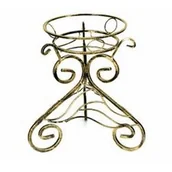 Kwietniki - Kwietnik metalowy 43 cm złota patyna - miniaturka - grafika 1