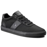 Trampki damskie - Polo Ralph Lauren Tenisówki Hanford A85 Y2139 C0225 W020K 816176919C43 Black/Charcoal/Black - miniaturka - grafika 1