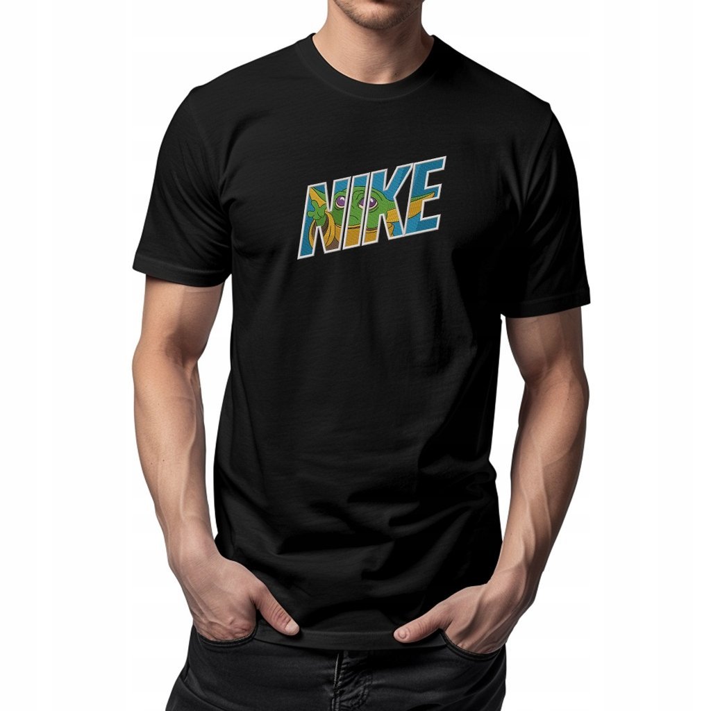 Koszulka z Haftem - postać żółwia, Premium, Bawełna 100% M