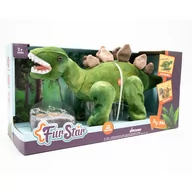 Figurki dla dzieci - PLUSZOWY DINOZAUR NA RADIO Z DŹWIĘKIEM - miniaturka - grafika 1