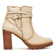 Botki damskie - Botki Pikolinos W7M-8806 Beżowy - miniaturka - grafika 1