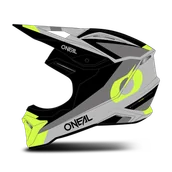 Kaski motocyklowe - Kask Cross O'Neal 1SRS Stream Czarny/Neonowy ŻółtyXL - miniaturka - grafika 1