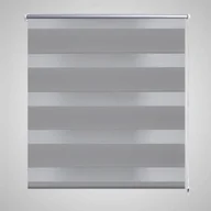 Zasłony - vidaXL Roleta Zebra 140x175 cm Szara - miniaturka - grafika 1