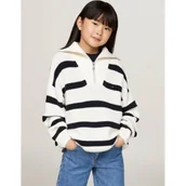 Swetry dla dziewczynek - Tommy Hilfiger Sweter | Regular Fit - miniaturka - grafika 1