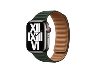 APPLE Pasek Apple Watch 41mm Sequoia Green Leather Link - S/M - Akcesoria do zegarków - miniaturka - grafika 1