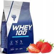 Odżywki białkowe - Trec Whey 100 białko WPC 700g o smaku truskawkowym - miniaturka - grafika 1