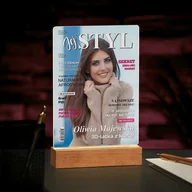 Ramki na zdjęcia - Lampka ramka L z wydrukiem Jej Styl na szkle akrylowym i - miniaturka - grafika 1