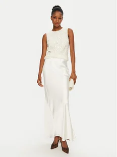 ViCOLO Bluzka TS0140 Biały Regular Fit - Bluzki damskie - miniaturka - grafika 1