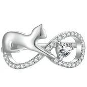 Pierścionki - Pierścionek Srebrny - PIERŚCIONEK KOTY - miniaturka - grafika 1