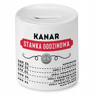 Dla Kanara Skarbonka na Urodziny na Prezent z Nadrukiem ze Zdjęciem - Skarbonki - miniaturka - grafika 1