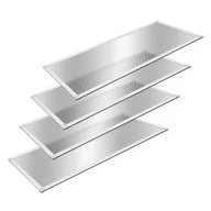 Moskitiery - 4x pokrywa studni oświetleniowej 50x115 cm z kratką wykonaną z aluminium - miniaturka - grafika 1