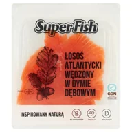 Ryby wędzone - SuperFish Łosoś wędzony na zimno w plastrach - miniaturka - grafika 1
