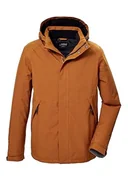 Kurtki męskie - killtec Męska kurtka funkcyjna/kurtka outdoorowa z odpinanym kapturem KOW 4 MN JCKT, palona pomarańcza, XXL, 41843-000 - miniaturka - grafika 1
