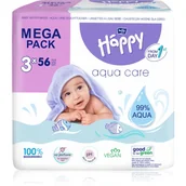 Chusteczki nawilżane - BELLA Baby Happy Aqua care nawilżane chusteczki oczyszczające dla dzieci 3x56 szt. - miniaturka - grafika 1