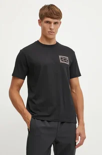 Billabong t-shirt bawełniany Crayon Wave męski kolor czarny z nadrukiem ABYZT02443 - Koszulki męskie - miniaturka - grafika 1
