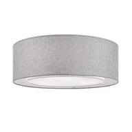 Lampy sufitowe - Maytoni Plafon LAMPA sufitowa BERGAMO MOD613CL-04GR Maytoni abażurowa OPRAWA okrągła chrom szara MOD613CL-04GR - miniaturka - grafika 1