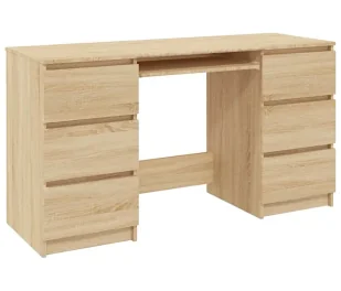 Elior Minimalistyczne biurko w kolorze dębu sonoma A6-L90 - Biurka Elior Minimalistyczne biurko w kolorze dębu sonoma A6-L90 - Biurka - miniaturka - grafika 1