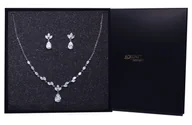Zestawy biżuterii dla kobiet - Komplet ślubny MAYA silver - miniaturka - grafika 1