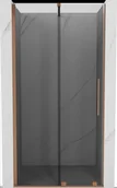 Ścianki i drzwi prysznicowe - Mexen Velar drzwi prysznicowe rozsuwane 90 cm, grafit, miedź szczotkowana - 871-090-000-41-65 - miniaturka - grafika 1