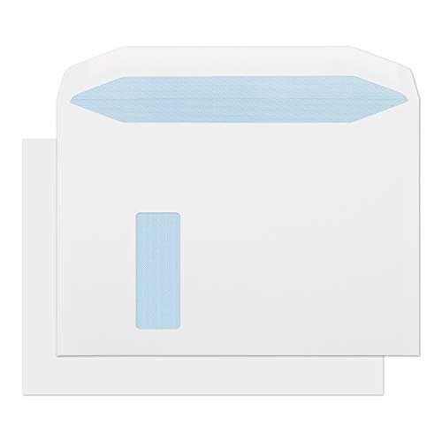 Blake Everyday 229 X 324 Mm 120 gsm Portfel Wysyłkowy Gumowane Odwrócone Okienko 8710Rev Biały Pakiet 500