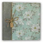 Albumy fotograficzne - Album do wklejania niebieski kwiaty 100 stron - miniaturka - grafika 1