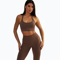 Bielizna sportowa damska - Biustonosz treningowy BeShaped Gym Queen brown WYSYŁKA W 24H 30 DNI NA ZWROT - miniaturka - grafika 1