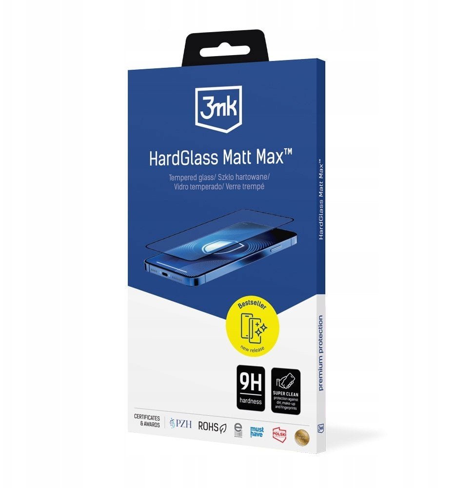 Apple Iphone 17 Pro Max - 3mk HardGlass Matt Max
