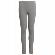 Legginsy - 170 cm Legginsy adidas 3S Tight Jr HD4368 szary 170 cm - miniaturka - grafika 1