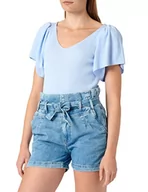 Spodenki damskie - Pepe Jeans Szorty kąpielowe damskie dżinsowe, Niebieski (denim 000), 31W - miniaturka - grafika 1
