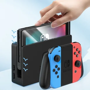 2x Szkło Hartowane + Zestaw Montażowy do Nintendo Switch 2019 - Akcesoria do Nintendo - miniaturka - grafika 6