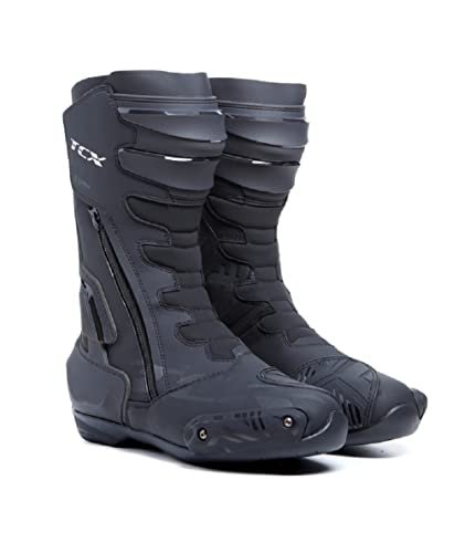 TCX S-TR1, Buty motocyklowe męskie, Black, 49 EU, Czarny, 49 EU