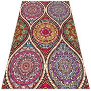 Dywany - Modny uniwersalny dywan winylowy Kolorowa mandala 80x120 cm - miniaturka - grafika 1