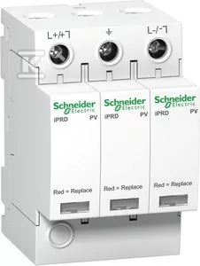 SCHNEIDER Ogranicznik-przepięć-iPRD-DC40r-3P-T2-65kA-ze-stykiem A9L40281 - Inne akcesoria elektryczne - miniaturka - grafika 1