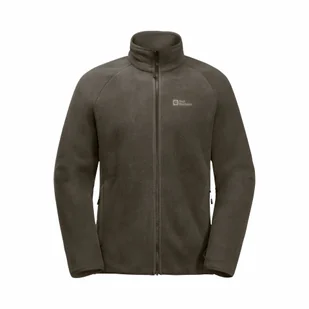 Męska bluza polarowa Jack Wolfskin WALDSTEIG FZ M cold coffee / cold coffee - S - Bluzy męskie - miniaturka - grafika 1