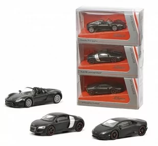 Schuco Concept Black 3-Er Set 1:64 452015900 - Samochody i pojazdy dla dzieci - miniaturka - grafika 1