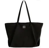 Torebki damskie - TORBA duża damska SHOPPER szkolna na ramię miejska MŁODZIEŹOWA - miniaturka - grafika 1