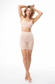 Majtki damskie - Bermudy Bamboo Shorts Beige (Rozmiar M) - miniaturka - grafika 1