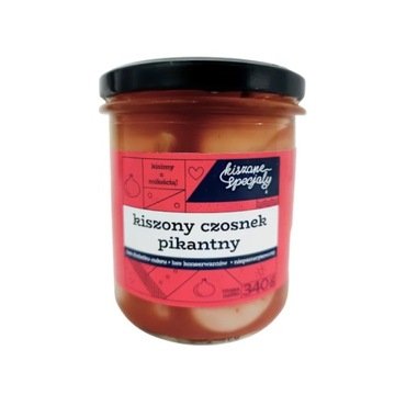 Czosnek kiszony z gochugaru 340g Kiszone Specjały