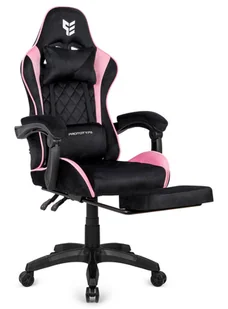 Fotel obrotowy gamingowy HERO POKER PRO PINK ALCANTARA - Fotele gamingowe - miniaturka - grafika 1