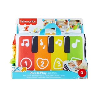 Fisher-Price Miękkie pianinko 8222Baw się i kop8221 Hnd54 - zabawka - Zabawki interaktywne dla dzieci - miniaturka - grafika 1