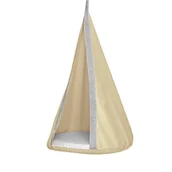 Place zabaw - huśtawka kokon Kometa - beżowy - miniaturka - grafika 1