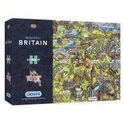Puzzle - Gibson Games gibsons puzzle Beautiful Britain części (1000), g7080 - miniaturka - grafika 1