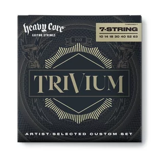 Dunlop Trivium Heavy Core 10-63 do gitary elektrycznej - Struny gitarowe  - miniaturka - grafika 1