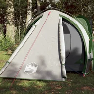 Namioty - vidaXL Namiot kempingowy, 2-os., zielony, 320x140x120 cm, tafta 185T - miniaturka - grafika 1