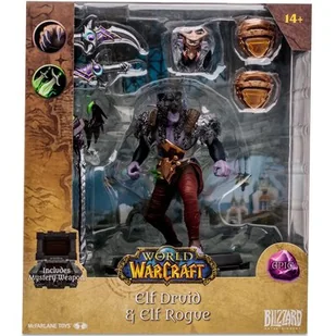 Figurka World of Warcraft - Elf Druid / Rogue - Figurki dla dzieci - miniaturka - grafika 1