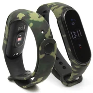 Akcesoria do smartwatchy - Opaska / Pasek Do Smartbanda Xiaomi Mi Band 3 Xmsh05Hm / 4 Xmsh07Hm Silikonowa Military 2 - miniaturka - grafika 1